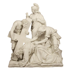 Jesus Falls The 2Nd Time Station 7 Large Religious Sculpture - XoticBrands Home Decor
