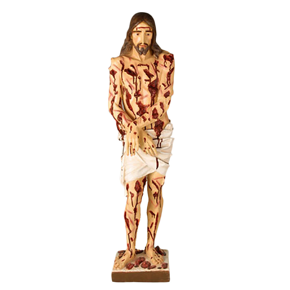 Scourged Christ 37 Religious Sculpture - XoticBrands Home Decor