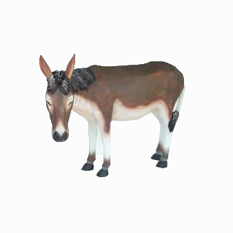 Donkey Mule Jackass 40 Garden Animal Statue - XoticBrands Home Decor