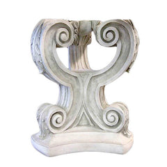 Acanthus Leaf Table Base - Pedestal Sculpture - XoticBrands Home Decor