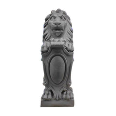 Lion De France With Shield 28 Garden Animal Statue - XoticBrands Home Decor