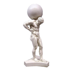 Atlas Holding Sphere -  Greek & Roman Classical  Sculpture - XoticBrands Home Decor