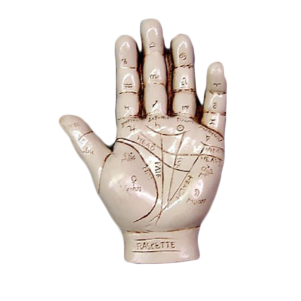 Palmistry Hand Gargoyle Sculpture - XoticBrands Home Decor