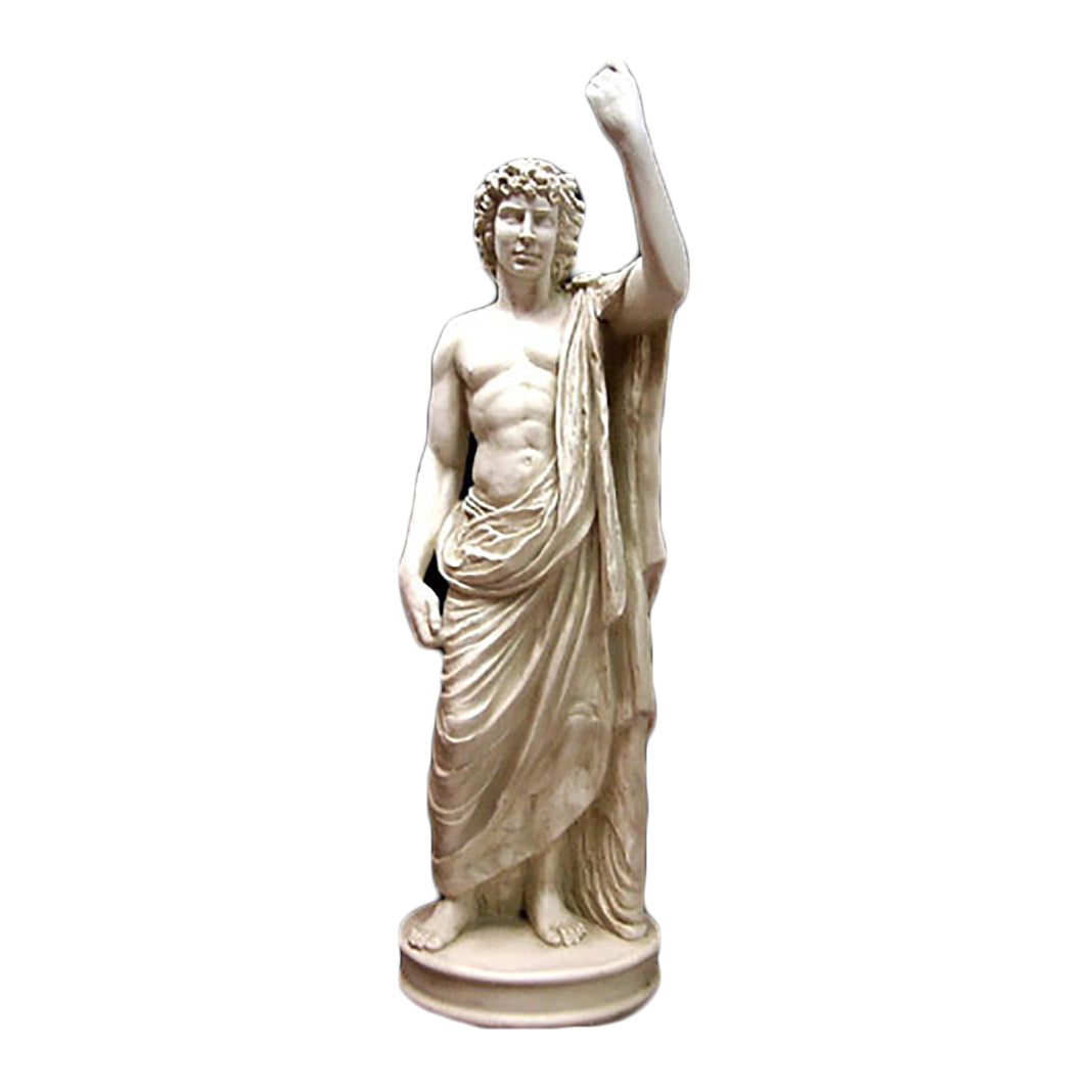 Roman (Arm Up) 63 -  Large Classical  Sculpture - XoticBrands Home Decor