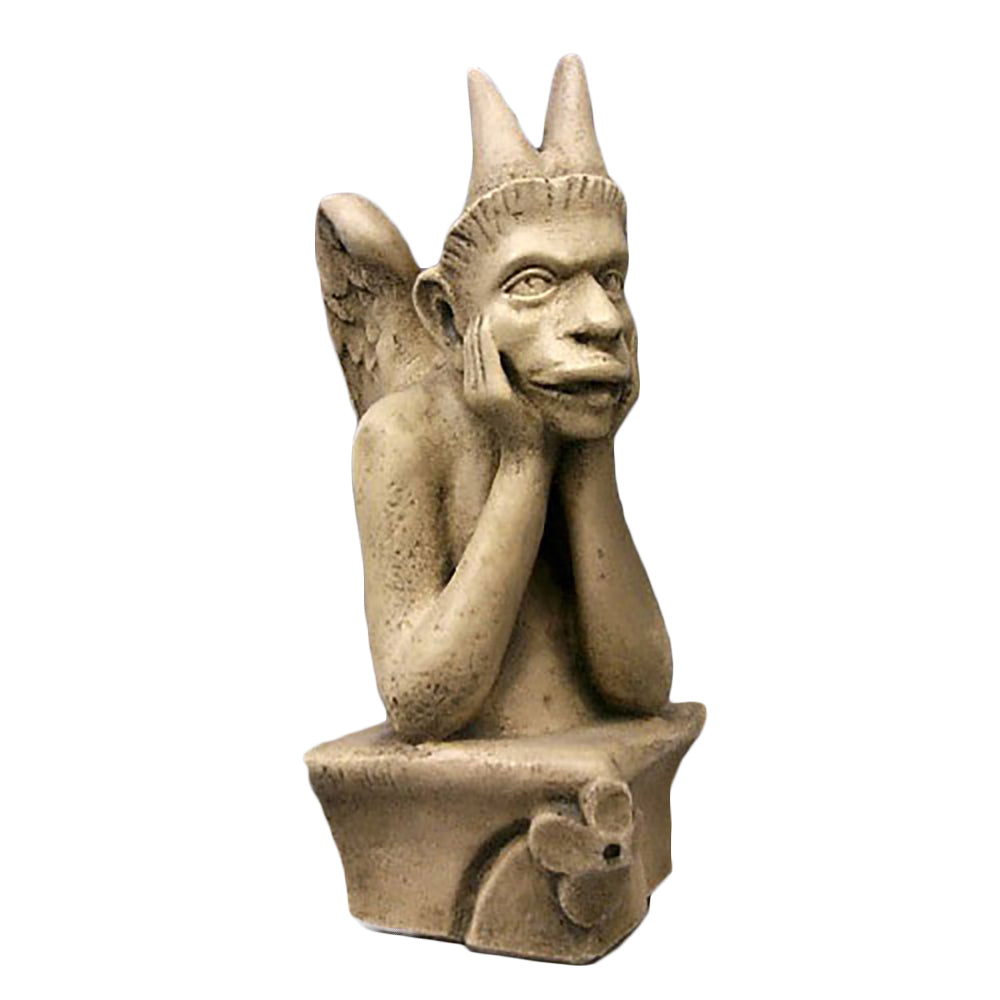 Spitting Gargoyle Gargoyle Sculpture - XoticBrands Home Decor