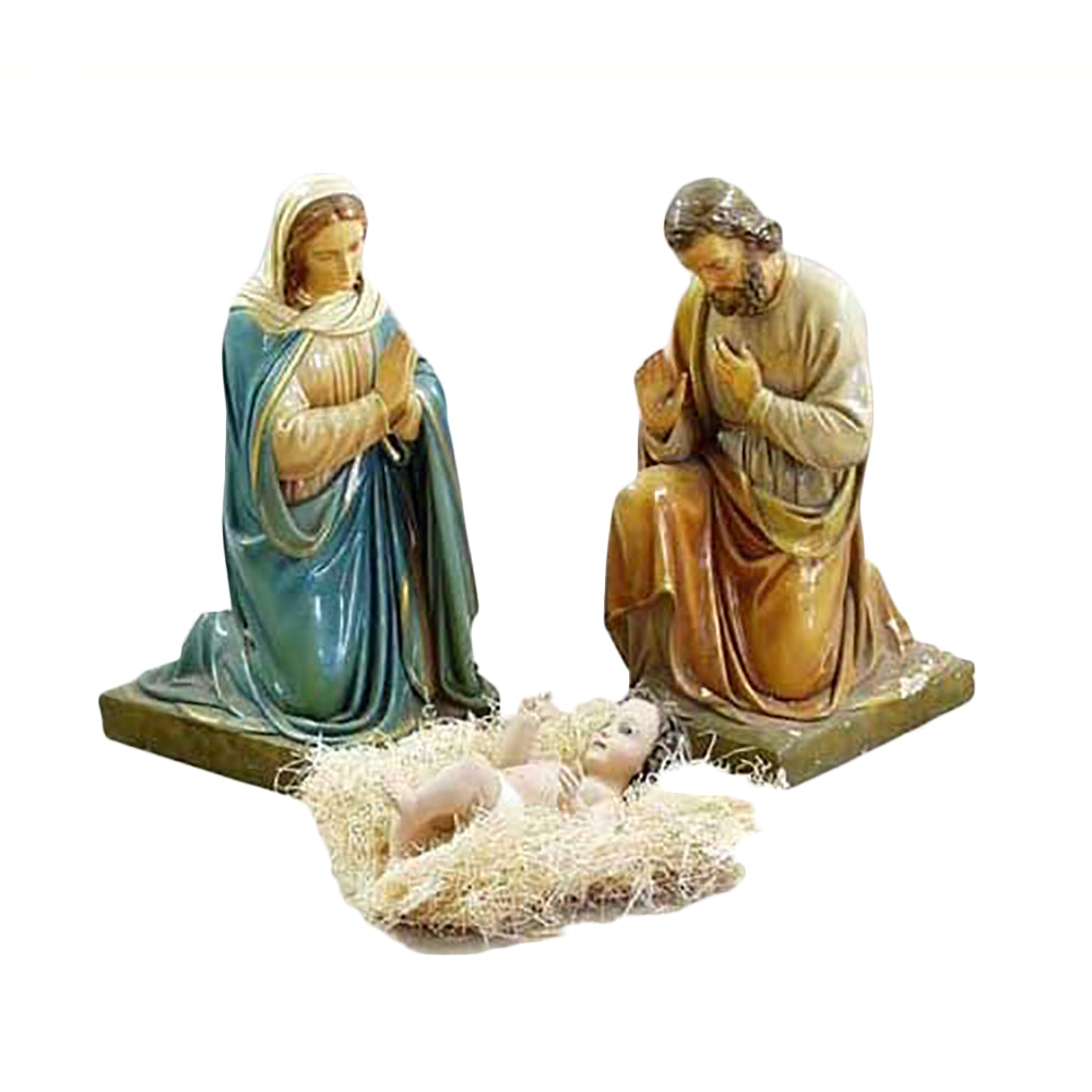 Jesus Mary And Joseph 30 Religious Sculpture - XoticBrands Home Decor