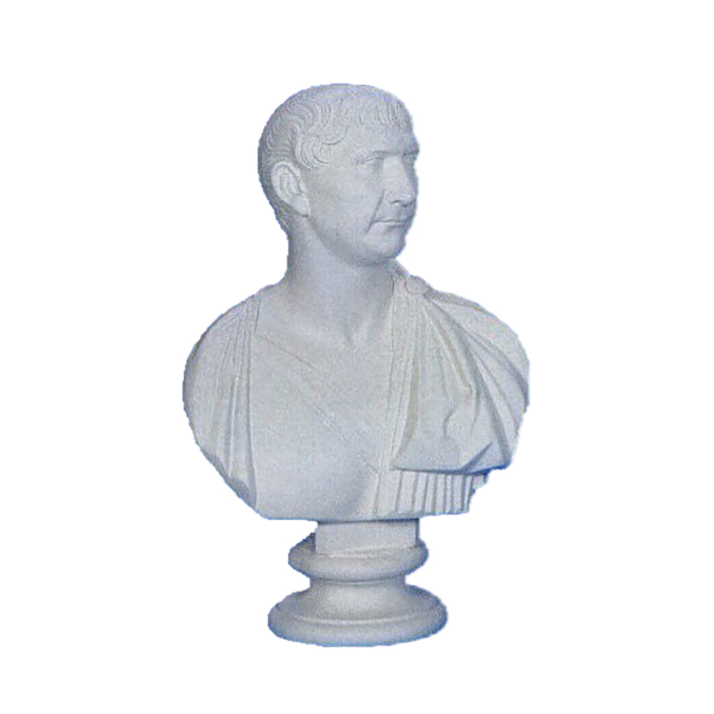 Traiano 28"H - Busts   Greek & Roman - XoticBrands Home Decor