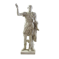 Caesar Augustus 83 -  Large Classical  Sculpture - XoticBrands Home Decor