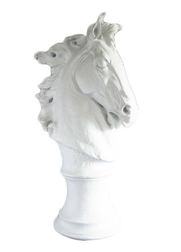 Horse Head Dramatic 39 H Garden Animal Statue - XoticBrands Home Decor
