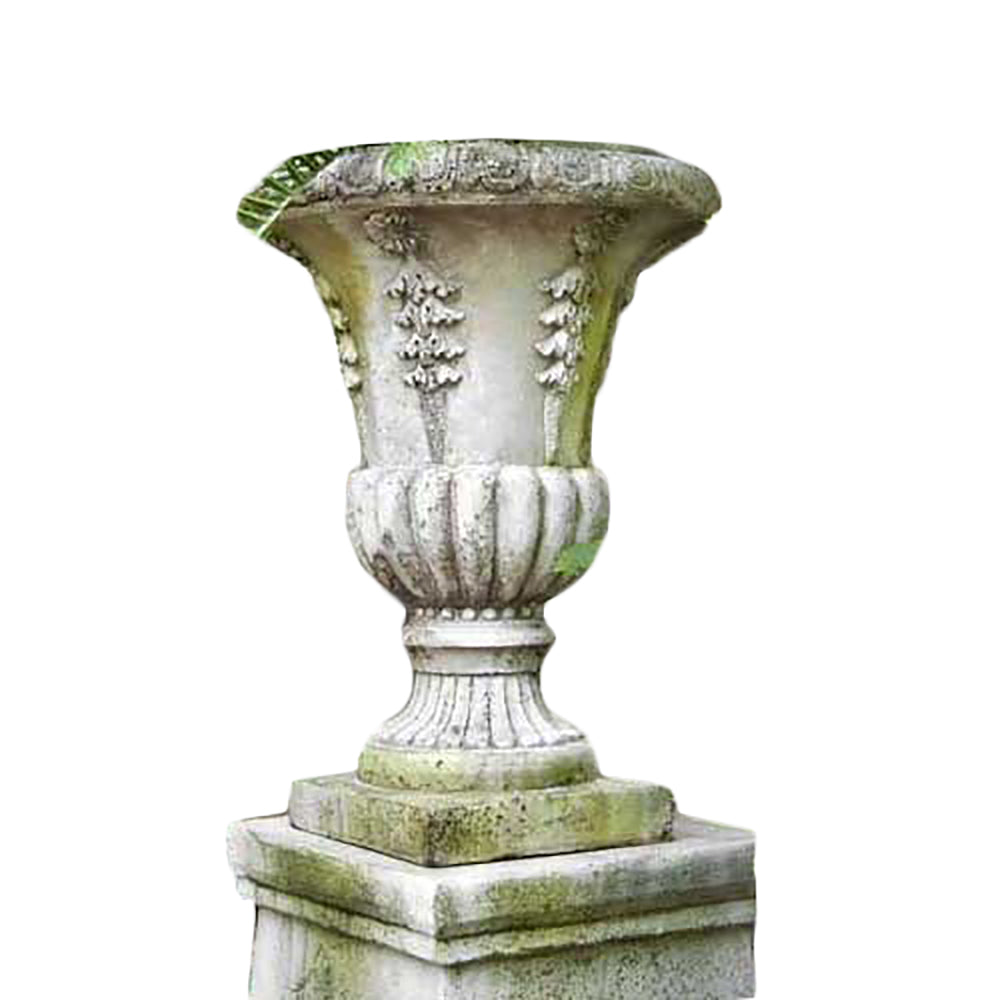 Six Sided Urn 18 H Garden Display - XoticBrands Home Decor