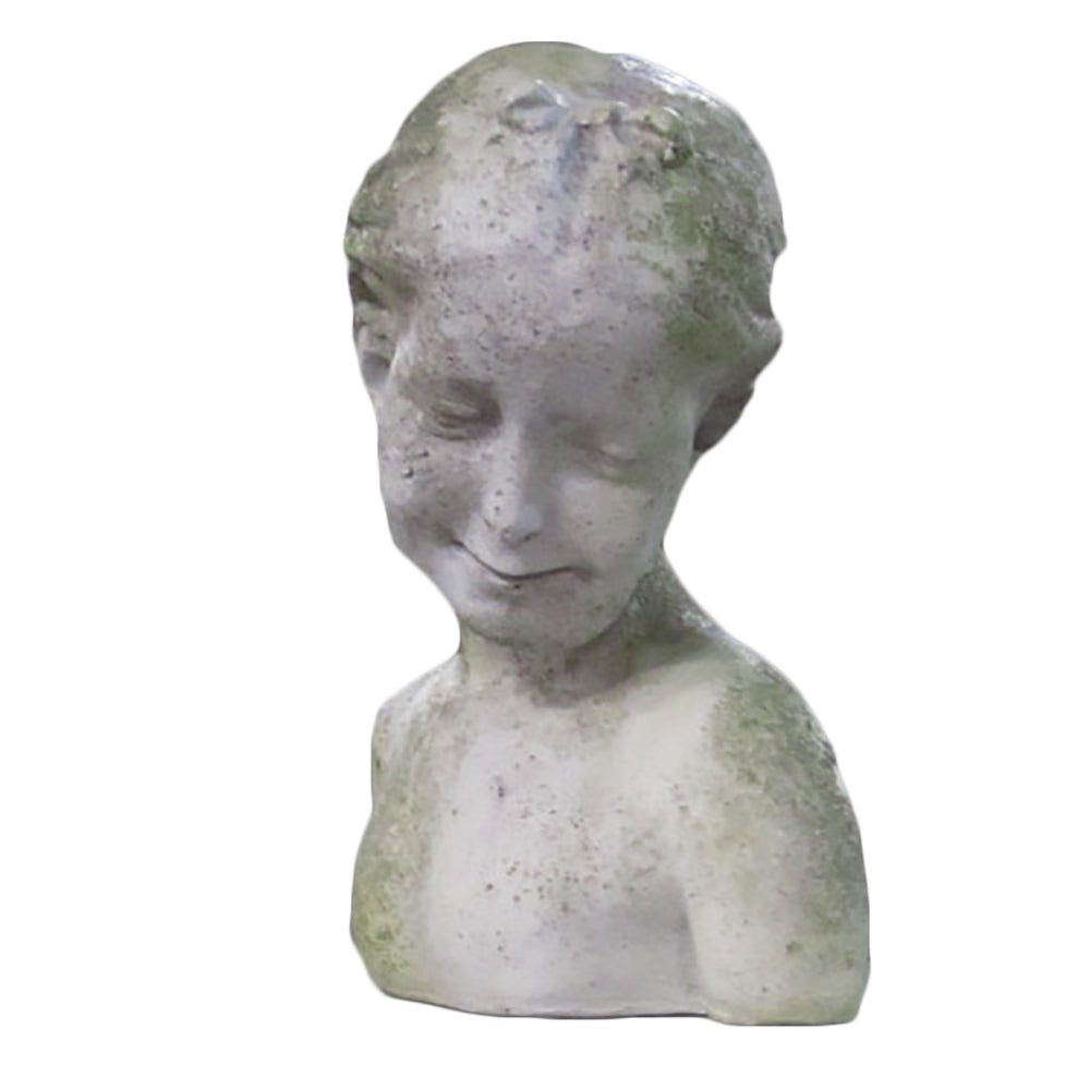 Smiling Girl 13 H Garden Display - XoticBrands Home Decor