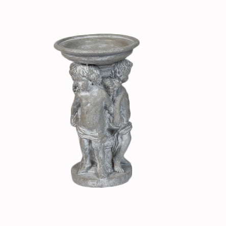 Verona Cherub Holder 12 Garden Angel Statue - XoticBrands Home Decor