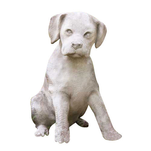 Lab Puppy 13.5 Garden Animal Statue - XoticBrands Home Decor