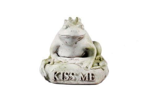 Frog Prince 6.5 H Garden Animal Statue - XoticBrands Home Decor