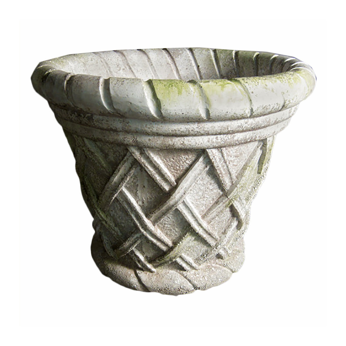 16 Basket Weave 12.5 H (R) Garden Planter - XoticBrands Home Decor