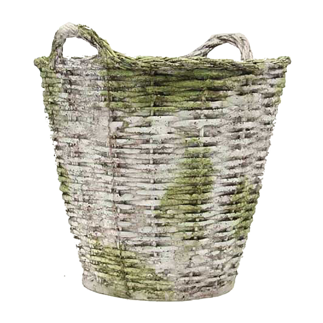 Round Basket Lg 22 Garden Display - XoticBrands Home Decor