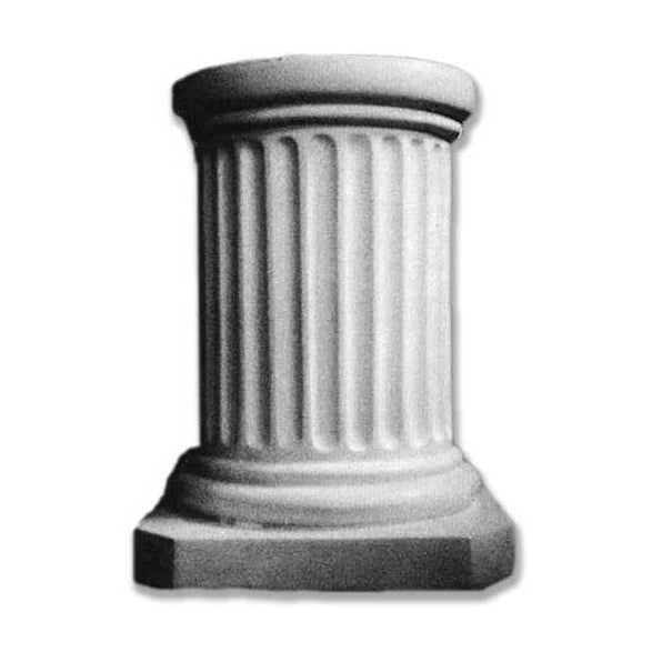 Short Fluted Pedestal 18 - Architectural   Columns - XoticBrands Home Decor