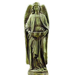 Holy Water Font Angel 50 Garden Display - XoticBrands Home Decor