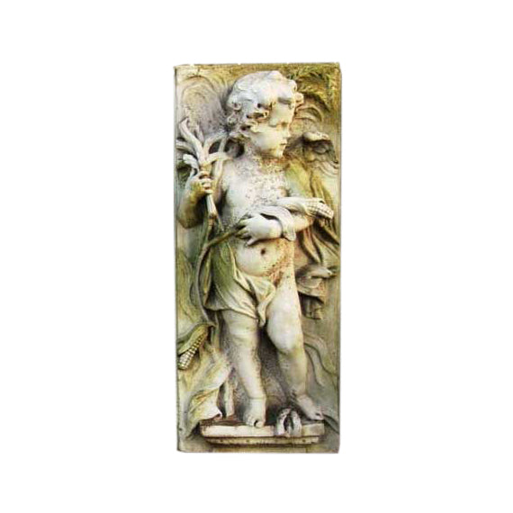 Little Boy Autumn Plaque Garden Display - XoticBrands Home Decor