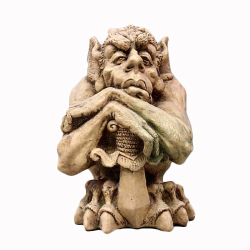 Crusader Gargoyle with Sword 20 Gargoyle Sculpture - XoticBrands Home Decor