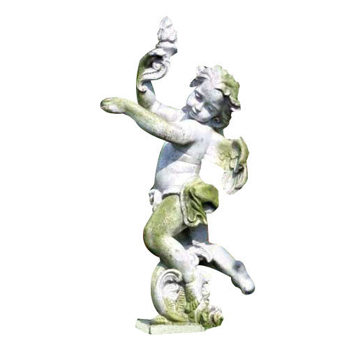 Rococo Angel Torch - Left 43 Garden Angel Statue - XoticBrands Home Decor
