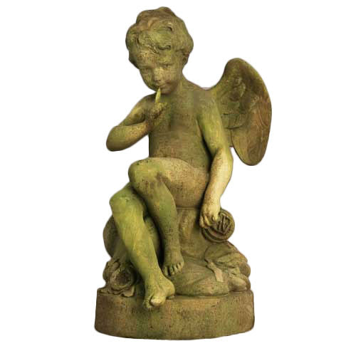 Mischievous Cupid Large 37 Garden Angel Statue - XoticBrands Home Decor