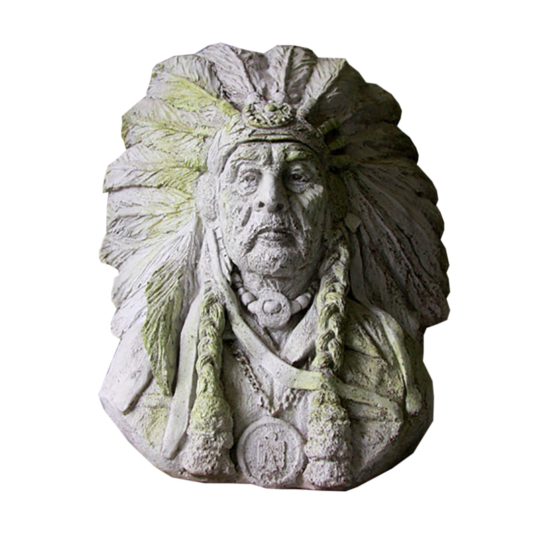 Great Indian Chief -  Historical Figures Busts - XoticBrands Home Decor