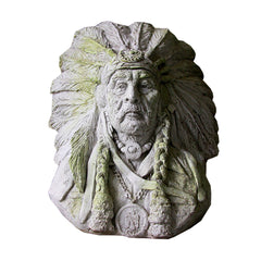 Great Indian Chief -  Historical Figures Busts - XoticBrands Home Decor