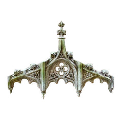 Chartres Tracery Header 24 - Architectural   Over Decor Plaques - XoticBrands Home Decor