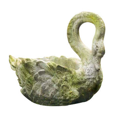 Swan Grande Planter 22 Garden Animal Statue - XoticBrands Home Decor