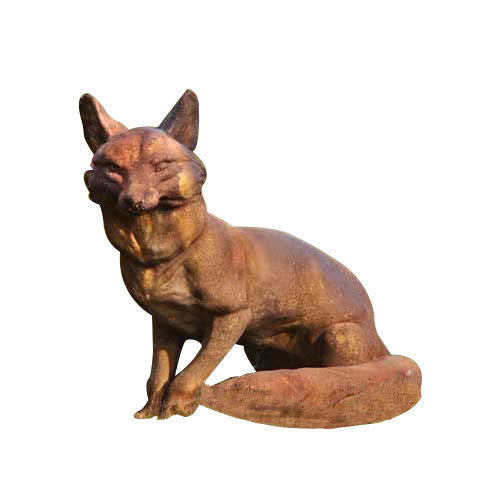 Fox 16"H Garden Animal Statue - XoticBrands Home Decor