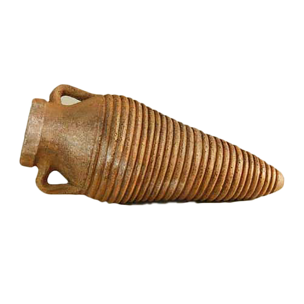 Handle Ribbed Urn 25 Garden Display - XoticBrands Home Decor