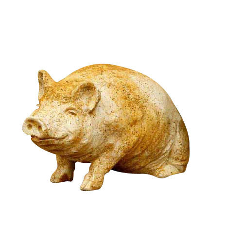 Wilber Pig 8 Garden Animal Statue - XoticBrands Home Decor