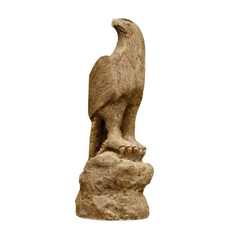 Carved Eagle 18 Garden Animal Statue - XoticBrands Home Decor