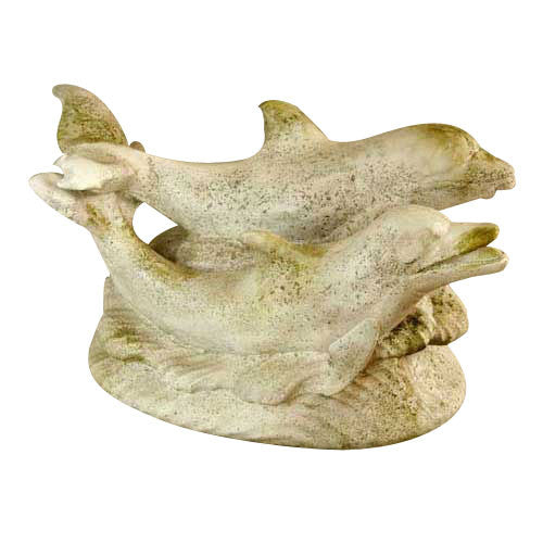 Dolphins Swimming Garden Animal Statue - XoticBrands Home Decor