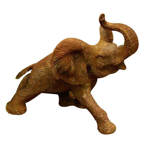 Wild Elephant 14"W Garden Animal Statue - XoticBrands Home Decor