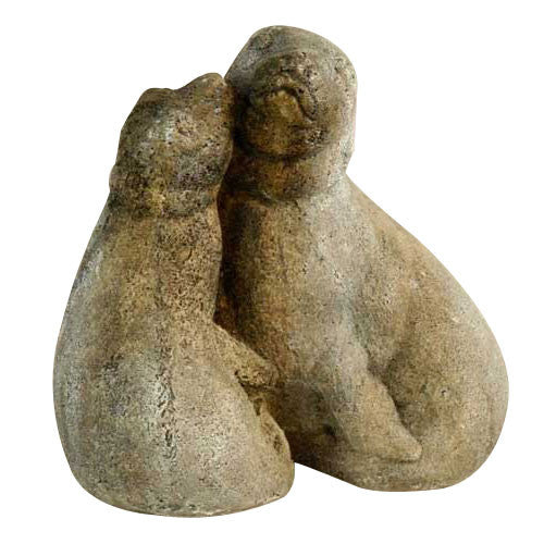 Seal & Cub 10 Garden Animal Statue - XoticBrands Home Decor