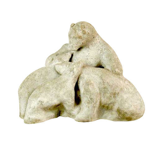Polar Bear Family 11 Garden Animal Statue - XoticBrands Home Decor