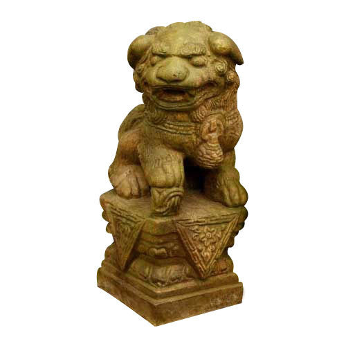 Dynasty Lion Right 18 Garden Animal Statue - XoticBrands Home Decor