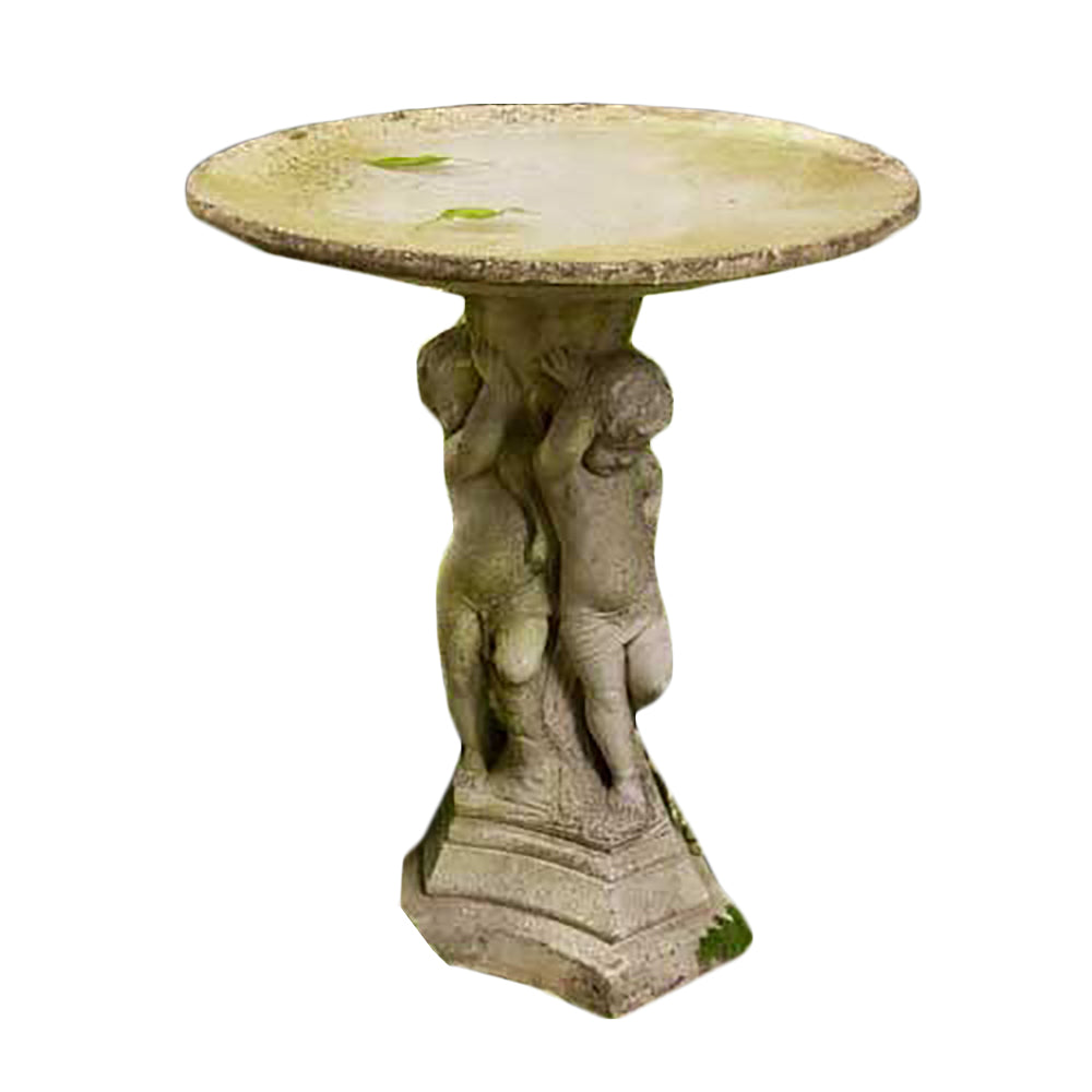 Birdbath Bella Bimmbi 22 Garden Display - XoticBrands Home Decor