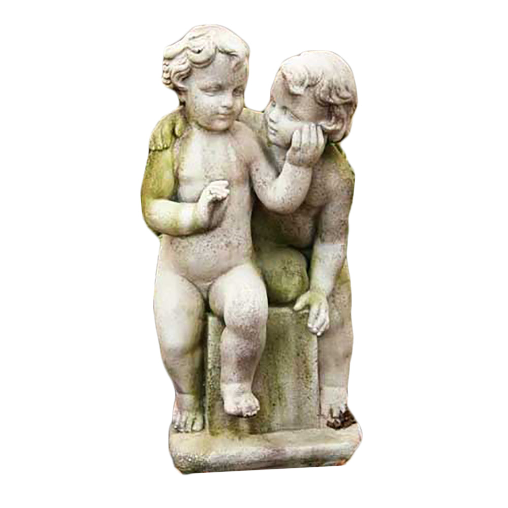 Loving Twins 19 -  Children Classical  Sculpture - XoticBrands Home Decor