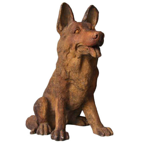 Little German Shepherd Garden Animal Statue - XoticBrands Home Decor
