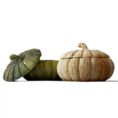 Wide Pumpkin Planter Garden Display - XoticBrands Home Decor