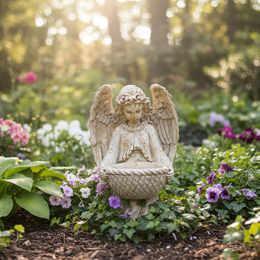 Claire, Angel Of Brightness Sculpture Statue - XoticBrands Home Decor