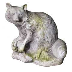 River Raccoon Garden Animal Statue - XoticBrands Home Decor