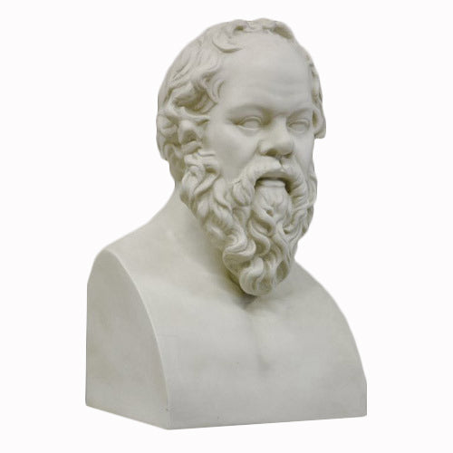 Socrates 21 (Chest Up) -  Greek & Roman Busts - XoticBrands Home Decor