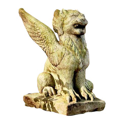 Big Mouth Griffin 15 Gargoyle Sculpture - XoticBrands Home Decor
