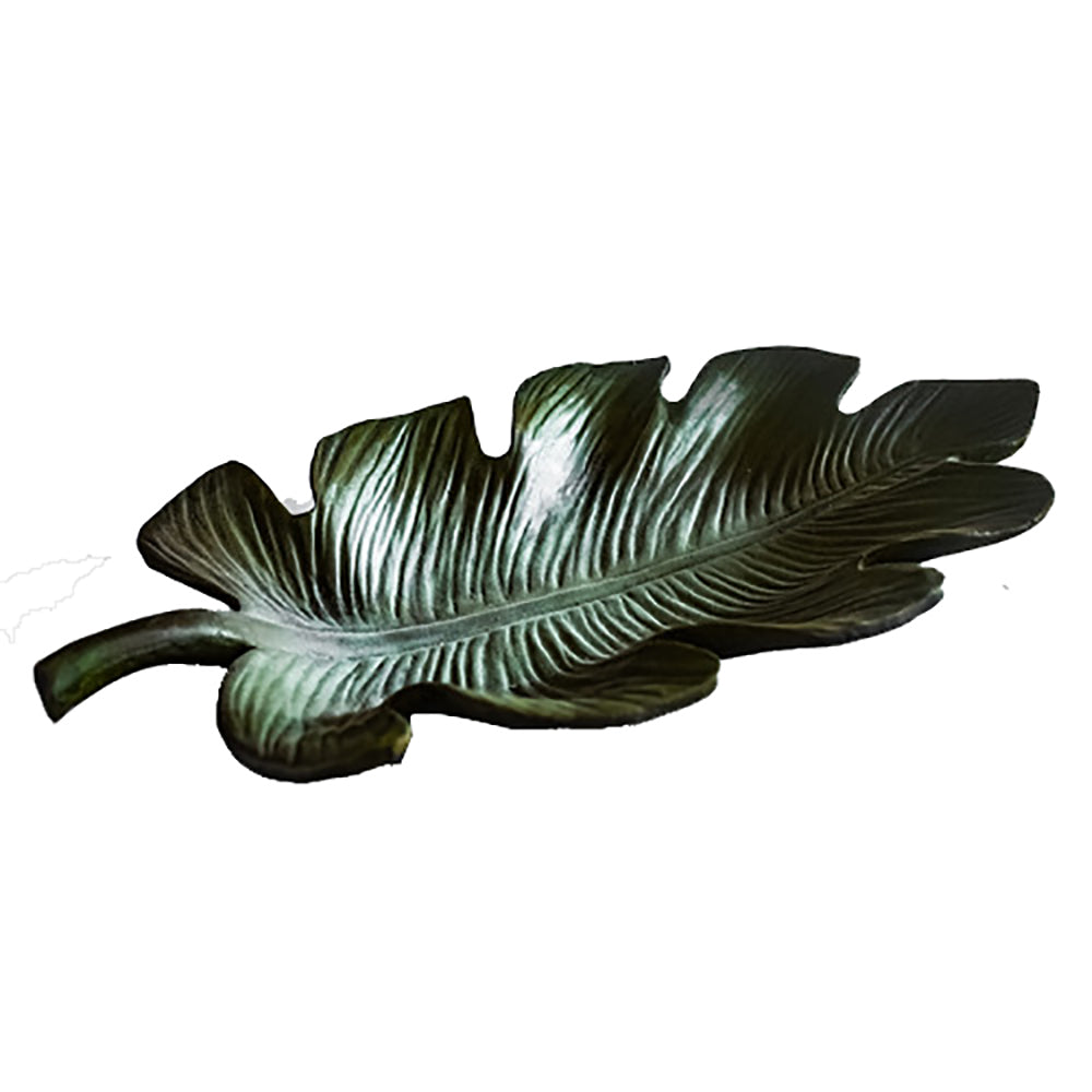 Palm Leaf Plate Garden Display - XoticBrands Home Decor