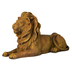 Lion Sitting W Pride 21 Garden Animal Statue - XoticBrands Home Decor