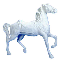 Standing Carousel Horse 59 Garden Animal Statue - XoticBrands Home Decor